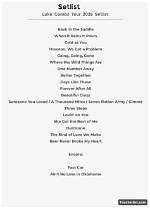 Exploring the Energetic Luke Combs Set List: a Deep Dive into His Concert Experience