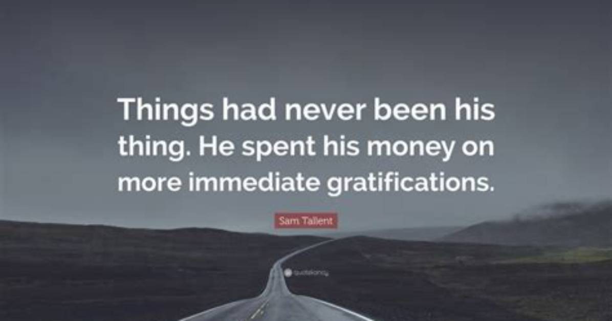 How He Spent His Money? ·