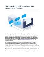 Secure Remote Access for Iot Devices: Ssh & More - [Guide]